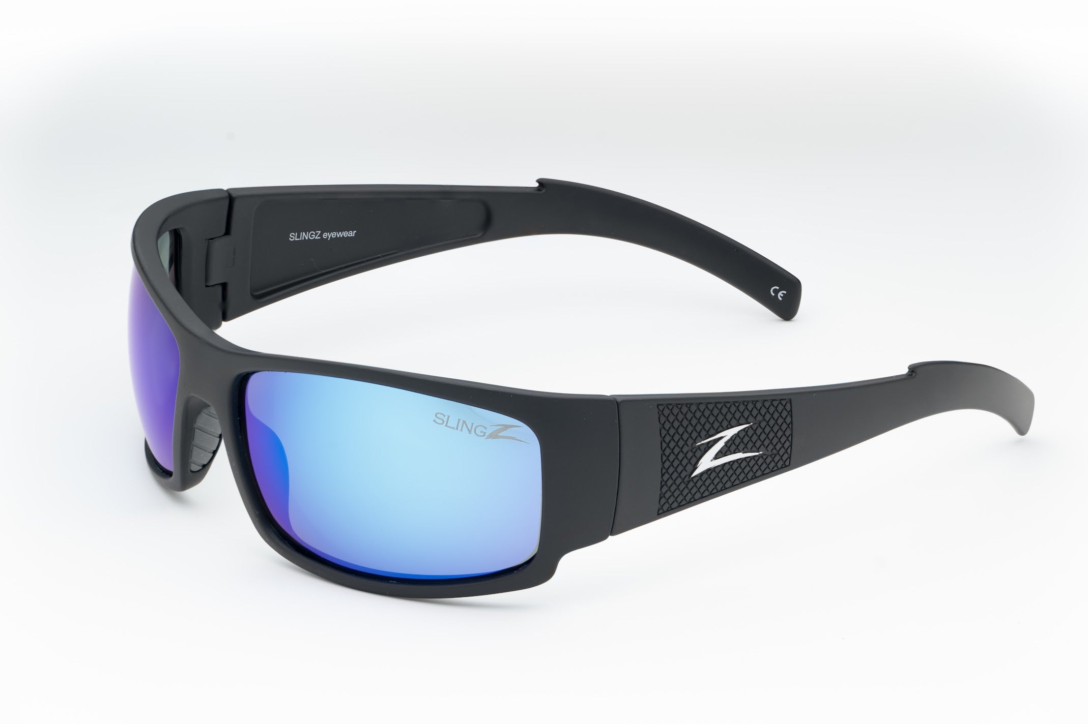 Coral Reef Z1 - Azure-Slingz Eyewear-Black Matte-Slingz Eyewear-Floating Sunglasses-Ocean Designed